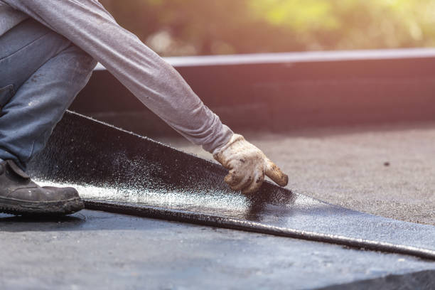 Professional Basement Waterproofing technician working in Clintonville, WI